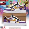 LeBron James Los Angeles Lakers Air Force 1 Sneakers Shoes 6 LeBron James Los Angeles Lakers Air Force 1 Sneakers Shoes