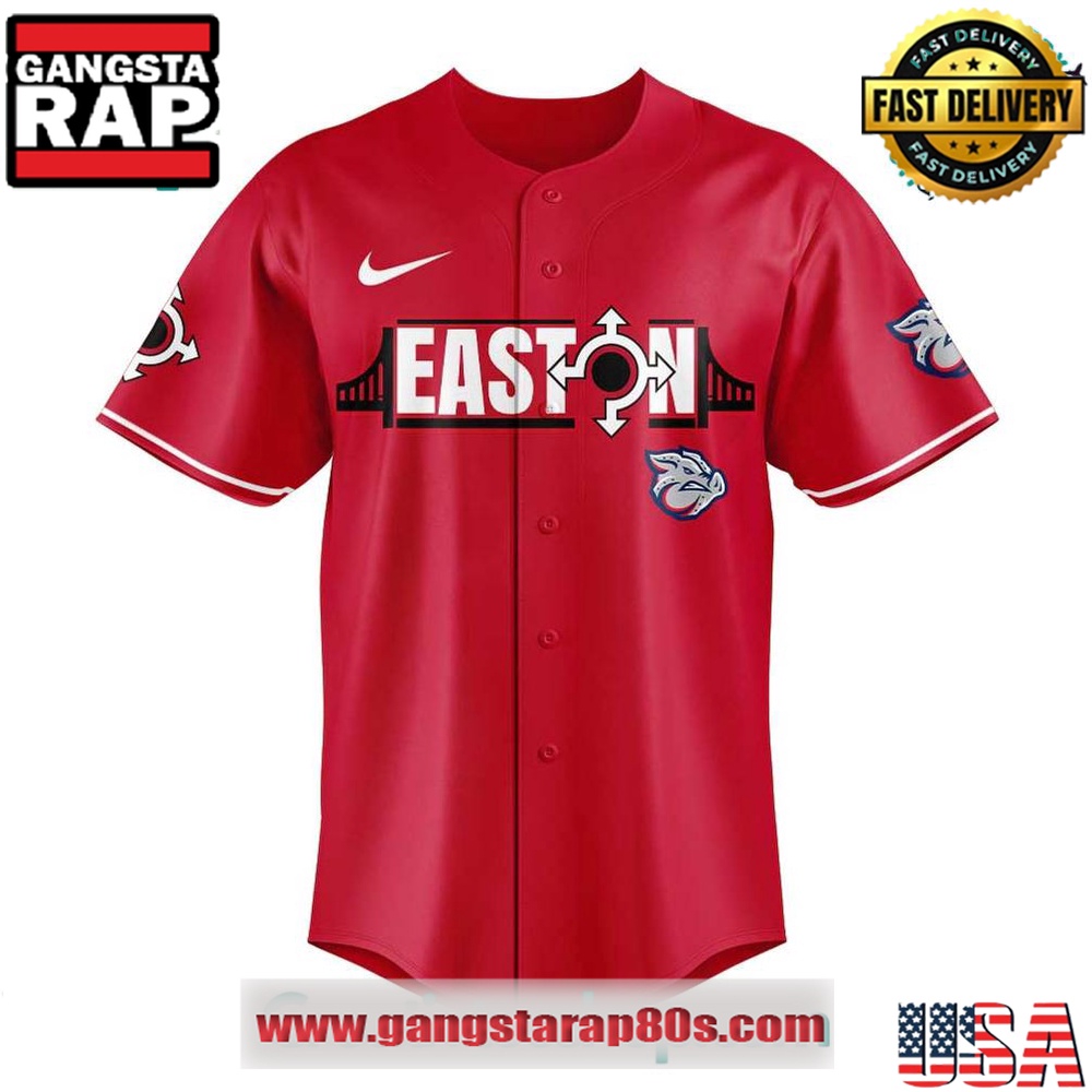 Lehigh Valley IronPigs Eastonthemed Special Baseball Jersey Shirt Lehigh Valley IronPigs Eastonthemed Special Baseball Jersey Shirt