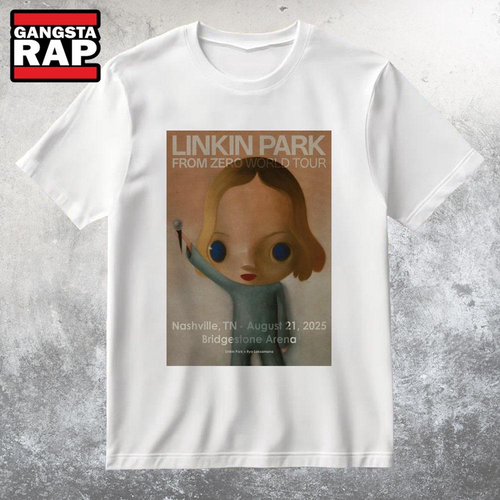 Linkin Park Aug 21 2025 Bridgestone Arena in Nashville TN T Shirt