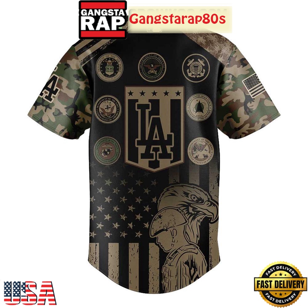 Los Angeles Dodgers Celebrating Military Day Special Baseball Jersey Los Angeles Dodgers Celebrating Military Day Special Baseball Jersey