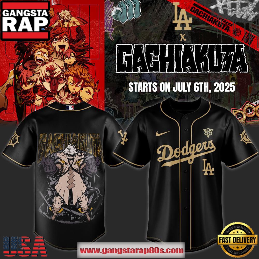 Los Angeles Dodgers Gachiakuta Limited Edition Baseball Jersey Los Angeles Dodgers Gachiakuta Limited Edition Baseball Jersey