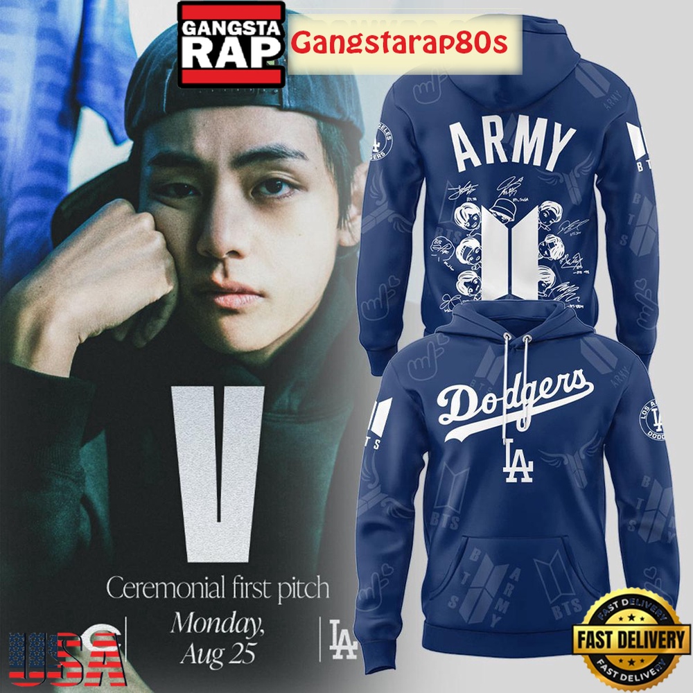 Los Angeles Dodgers x BTS Army Limited Unisex Hoodie