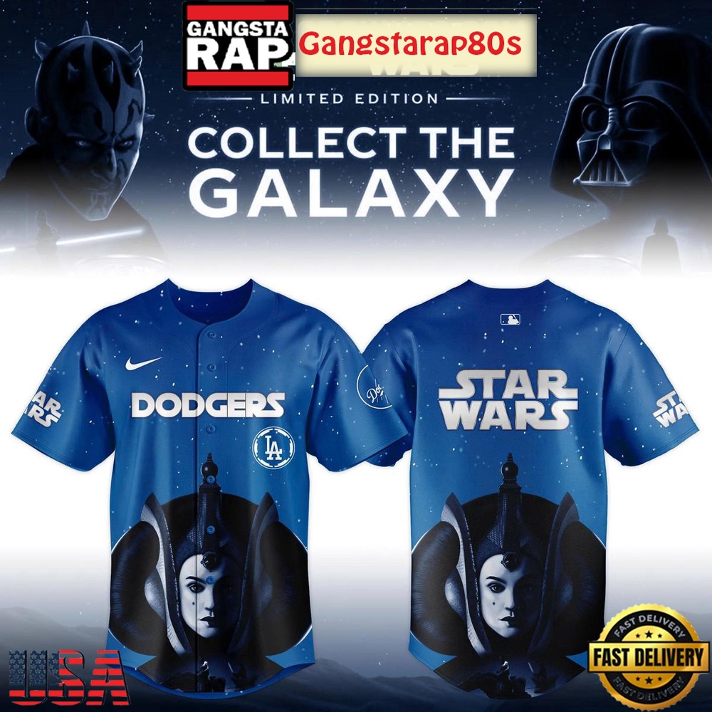 Los Angeles Dodgers x Star Wars Collect The Galaxy 2025 Baseball Jersey