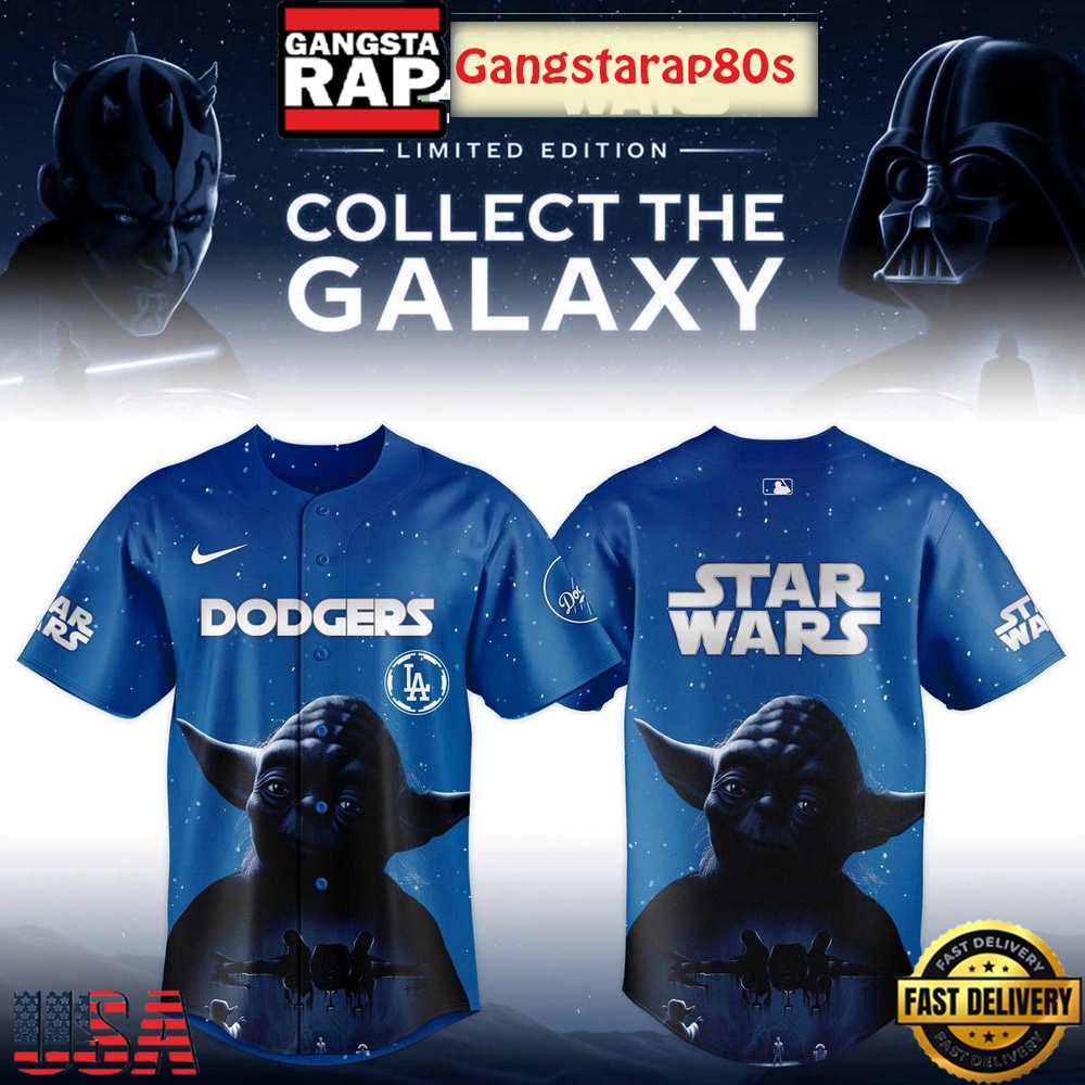 Los Angeles Dodgers x Star Wars Collect The Galaxy 2025 Baseball Jersey