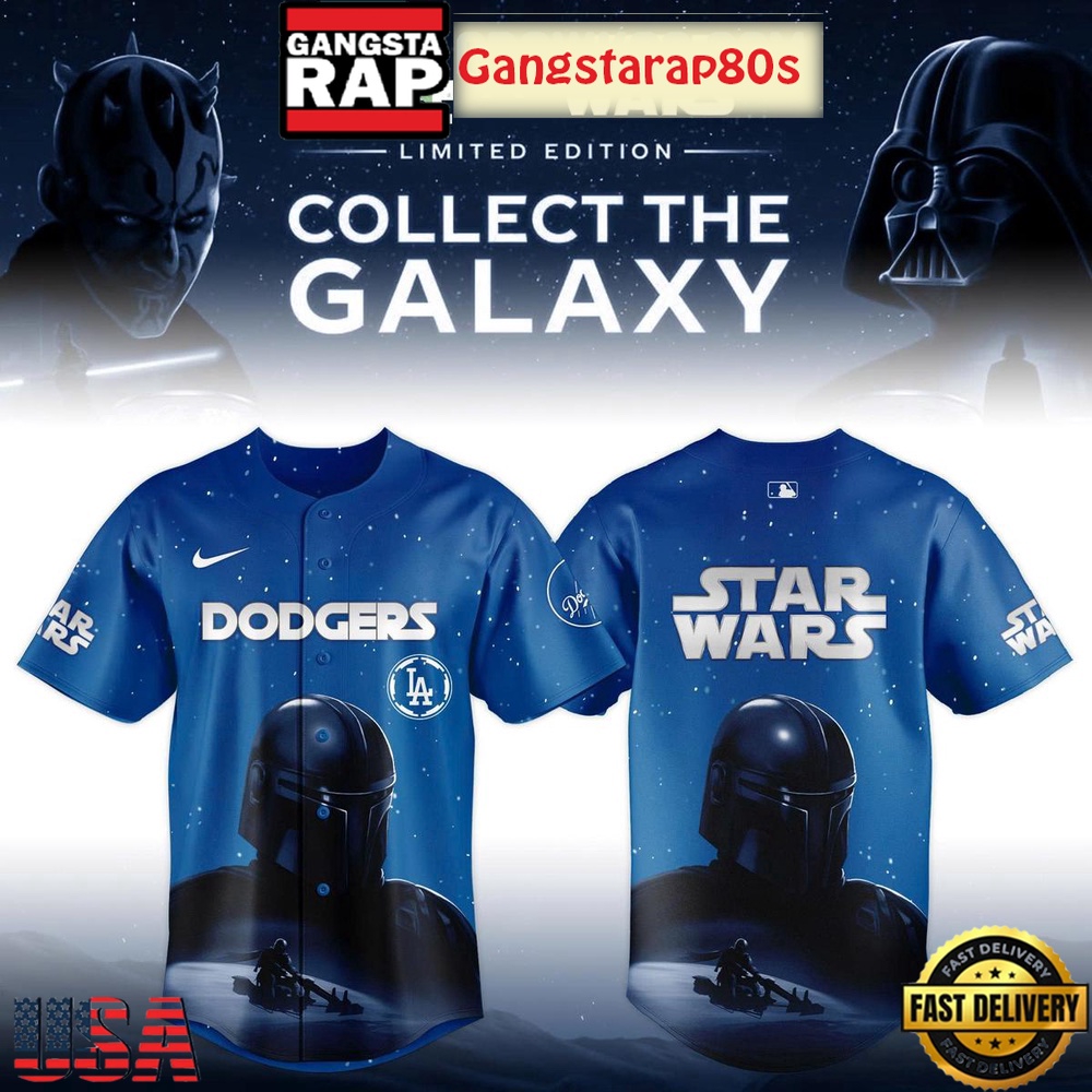 Los Angeles Dodgers x Star Wars Collect The Galaxy 2025 Baseball Jersey