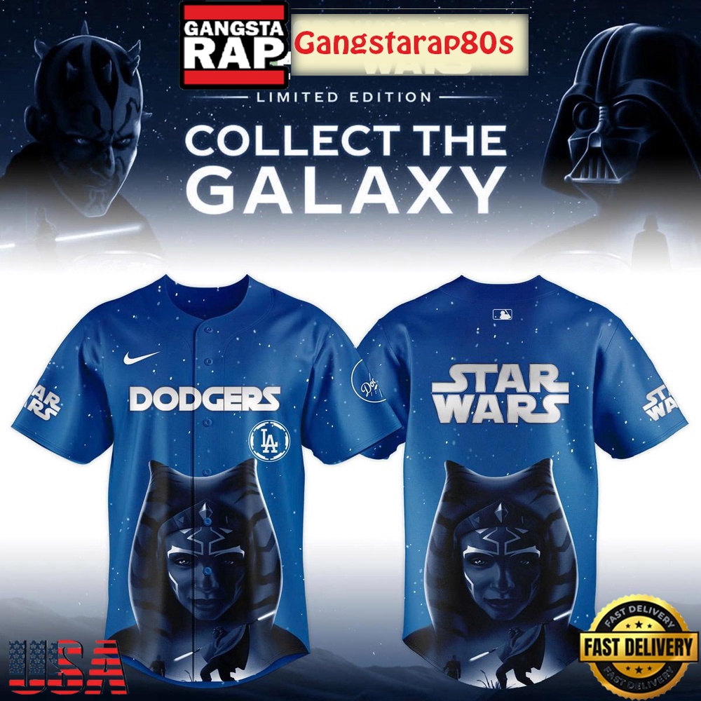Los Angeles Dodgers x Star Wars Collect The Galaxy 2025 Baseball Jersey