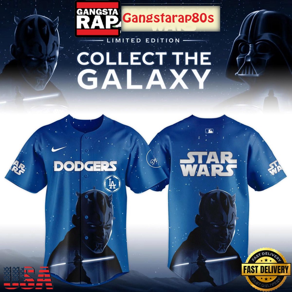 Los Angeles Dodgers x Star Wars Collect The Galaxy 2025 Baseball Jersey