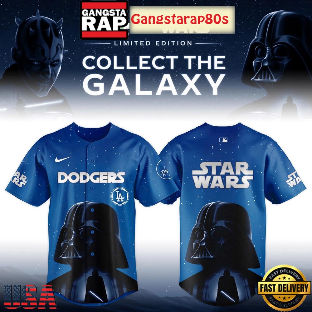 Los Angeles Dodgers x Star Wars Collect The Galaxy 2025 Baseball Jersey