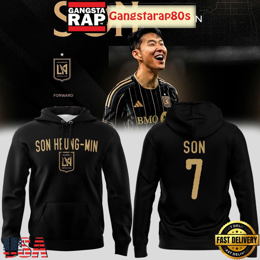 Los Angeles Fc Son Heung Min Unisex Hoodie Los Angeles Fc Son Heung Min Unisex Hoodie