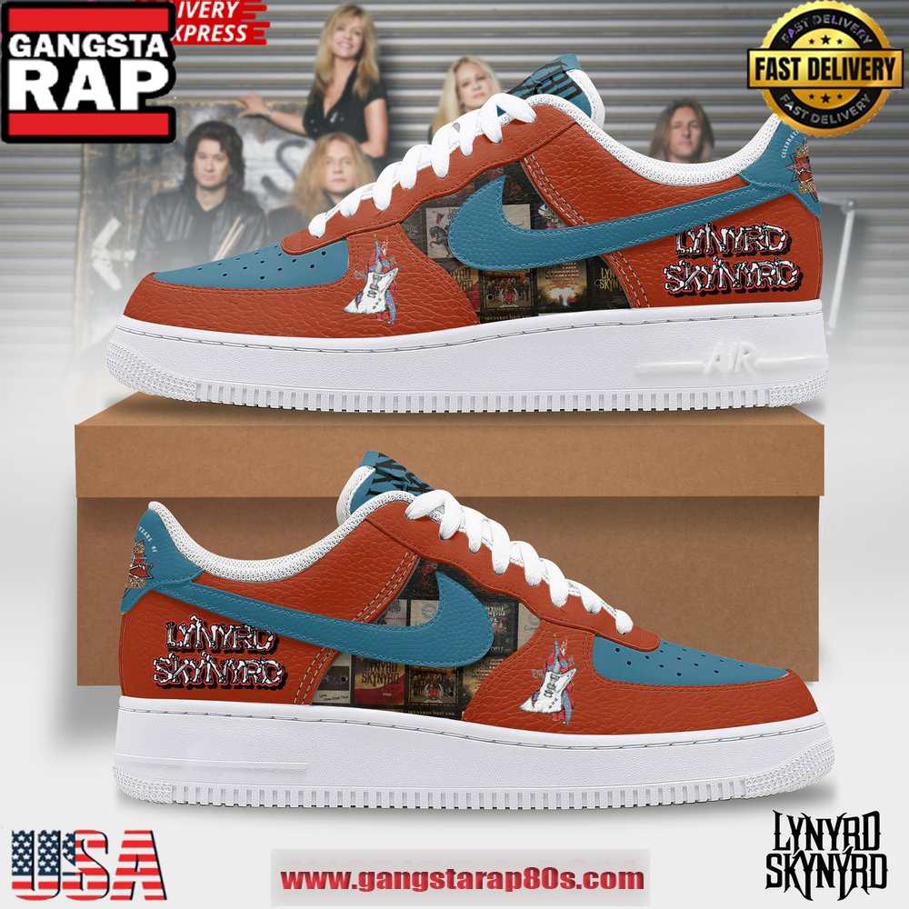 Lynyrd Skynyrd Rock Band Limited Edition Air Force 1 Running Sneakers Shoes