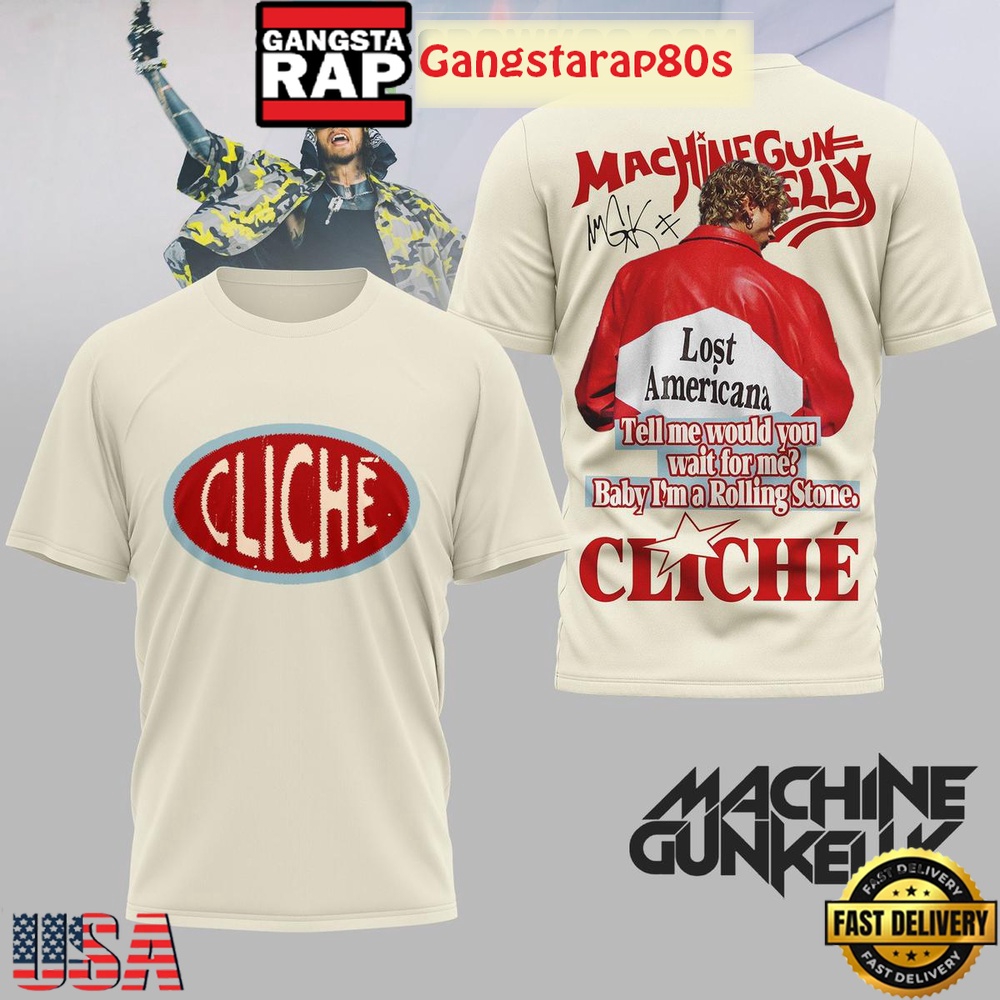 Machine Gun Kelly Clich? 2025 T Shirt Machine Gun Kelly Clich? 2025 T Shirt