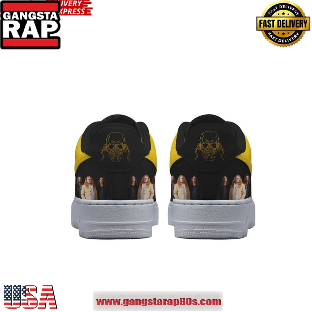 Megadeth Band Limited Edtion Air Force 1 Sneaker Sneakers Shoes Megadeth Band Limited Edtion Air Force 1 Sneaker Sneakers Shoes