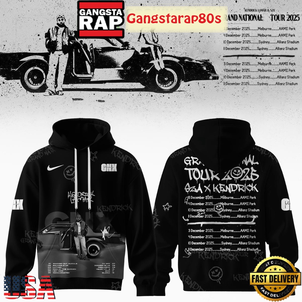 Melbourne Storm x Grand National Tour 2025 Unisex Hoodie Melbourne Storm x Grand National Tour 2025 Unisex Hoodie