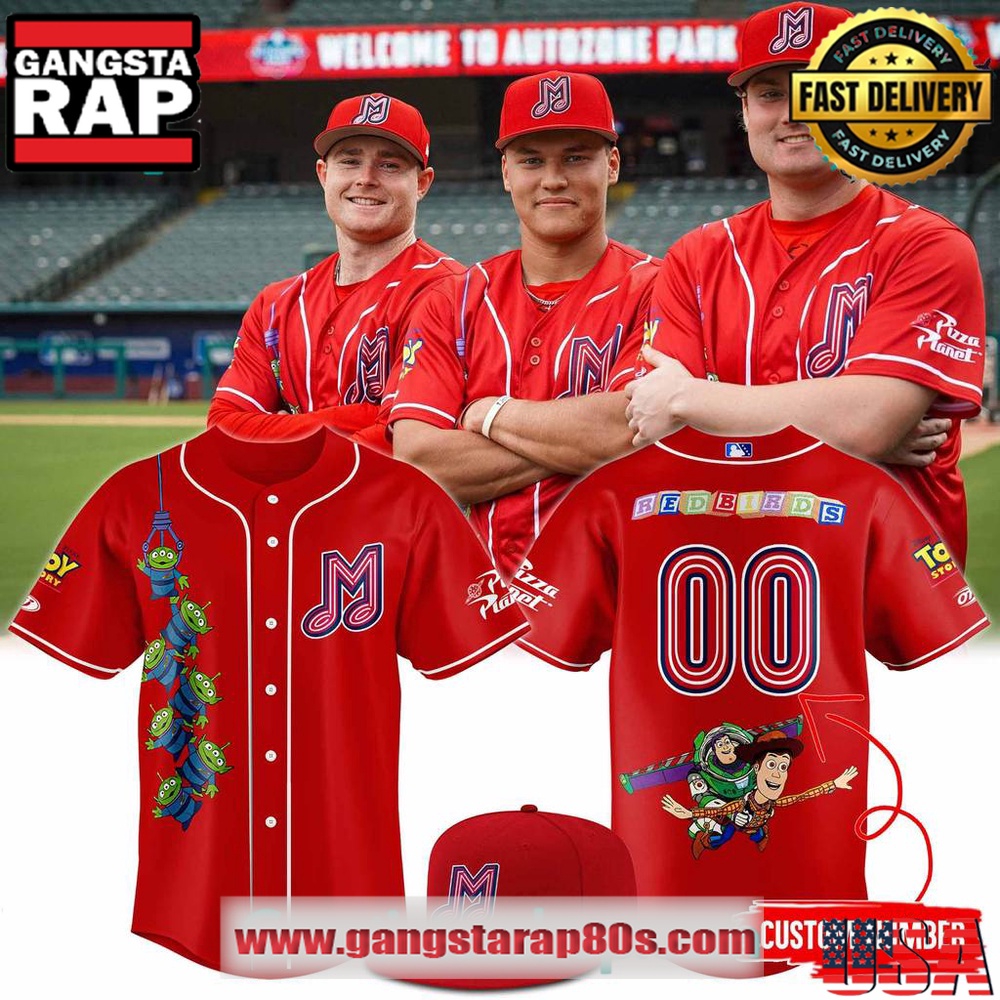 Memphis Redbirds x Toy Story 2025 Custom Baseball Jersey