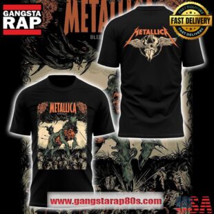 Metallica Bleeding Me Poster Limited Edition T Shirt
