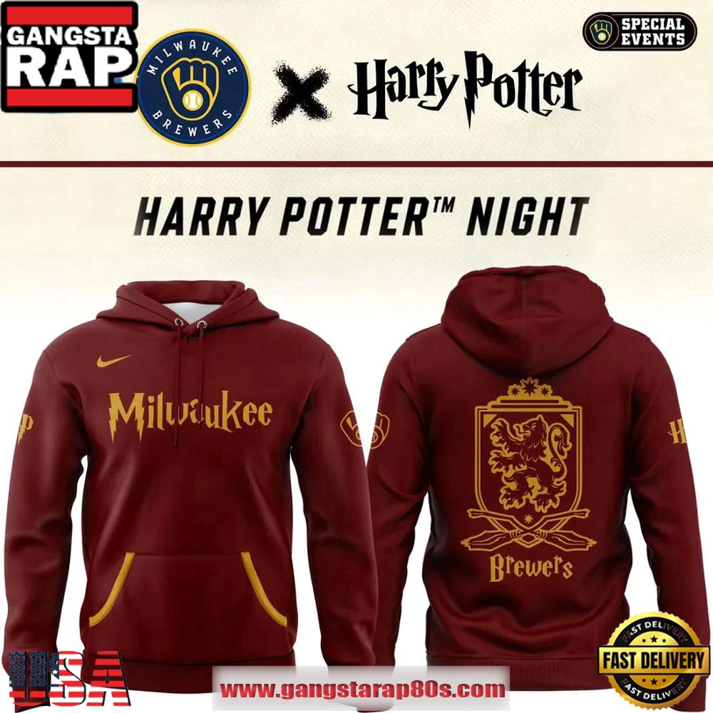 Milwaukee Brewers Harry Potter Night Special Edition Hoodie