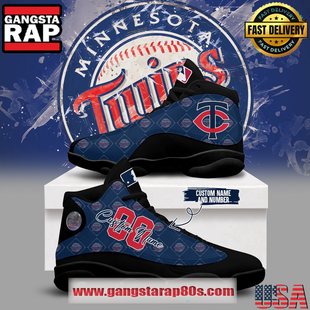 Minnesota Twins Air Jordan 13 Sneakers Shoes