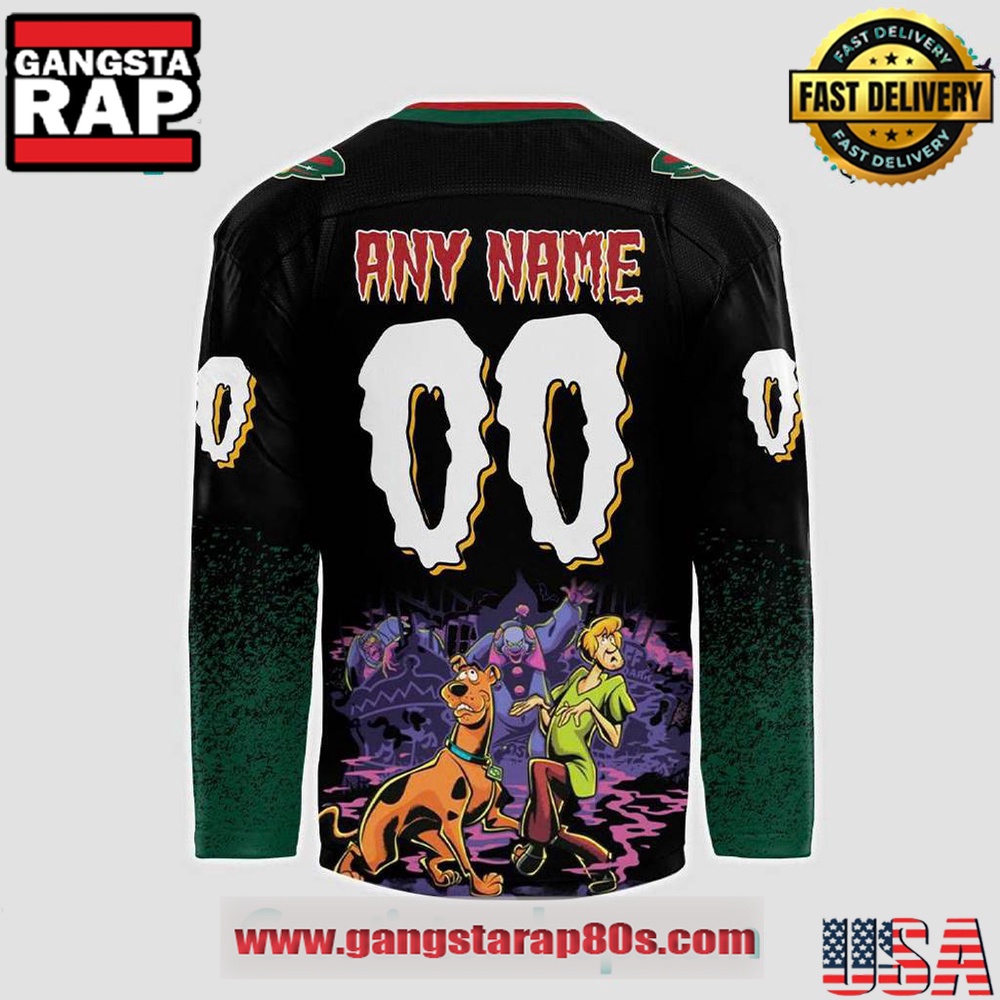 Minnesota Wild x Scooby-Doo Night 2025 Custom Hockey Jersey Minnesota Wild x Scooby-Doo Night 2025 Custom Hockey Jersey