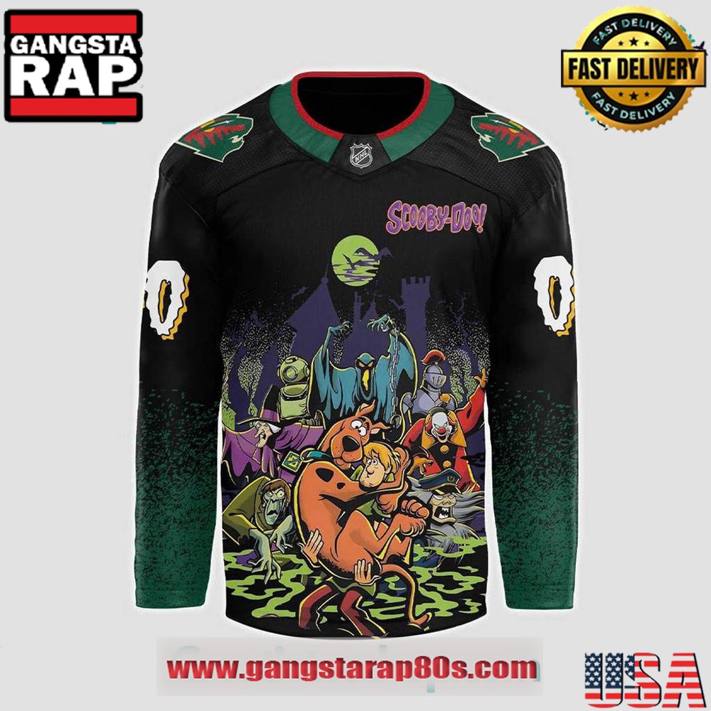 Minnesota Wild x Scooby-Doo Night 2025 Custom Hockey Jersey Minnesota Wild x Scooby-Doo Night 2025 Custom Hockey Jersey