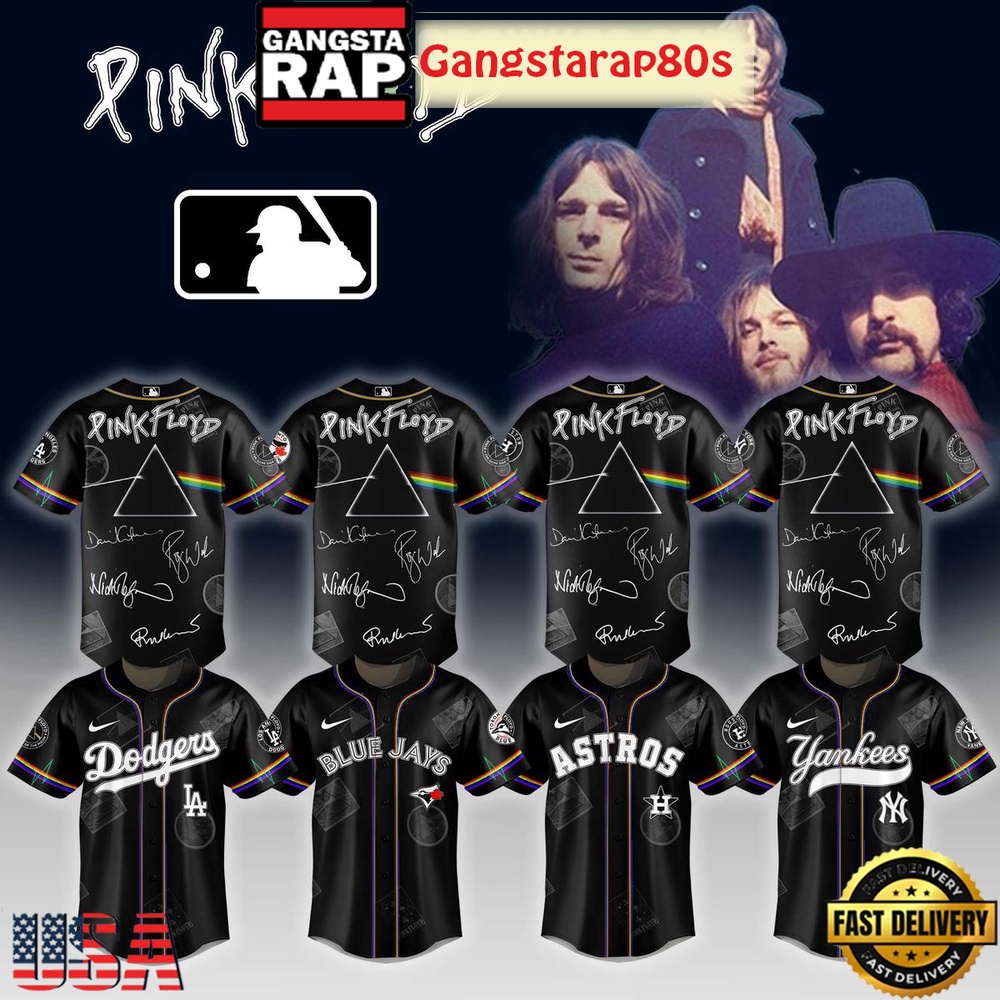 MLB All Team x Pink Floyd 2025 Special Baseball Jersey