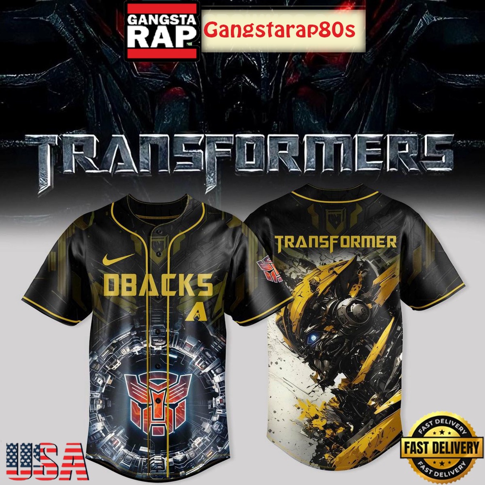 MLB All Teams x Bumblebee Transformers 2025 Baseball Jersey