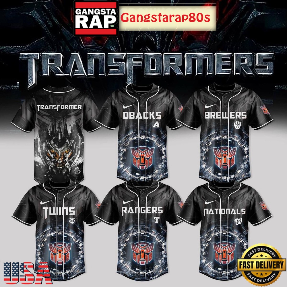 MLB All Teams x Megatron Transformers 2025 Baseball Jersey