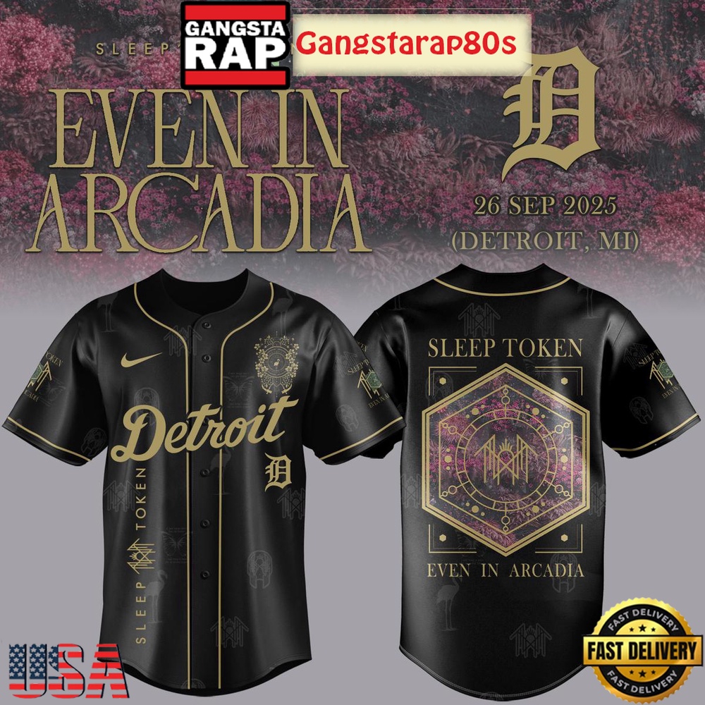 MLB All Teams x Sleep Token Even In Arcadia Tour 2025 Special Baseball Jersey