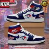 MLB Toronto Blue Jays Limited Edition Air Jordan 1 Sneakers Shoes 8 MLB Toronto Blue Jays Limited Edition Air Jordan 1 Sneakers Shoes