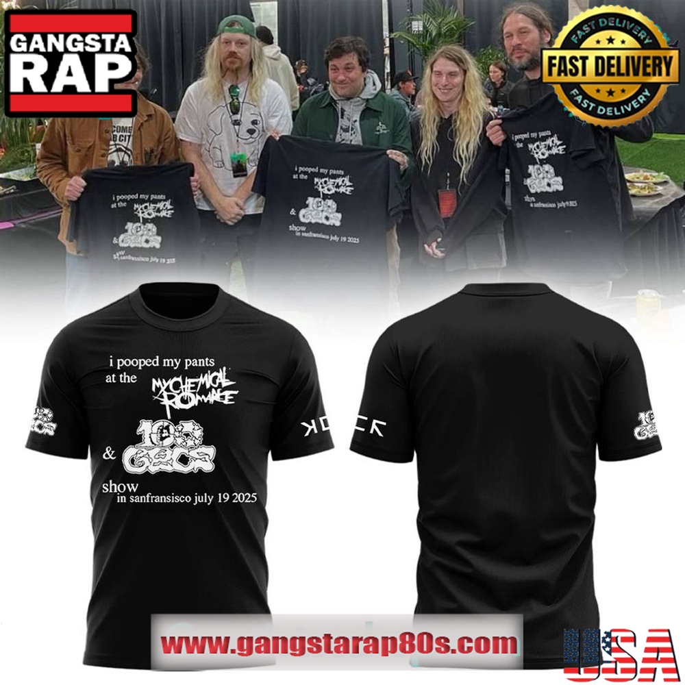 My Chemical Romance Tour 2025 Black T Shirt My Chemical Romance Tour 2025 Black T Shirt