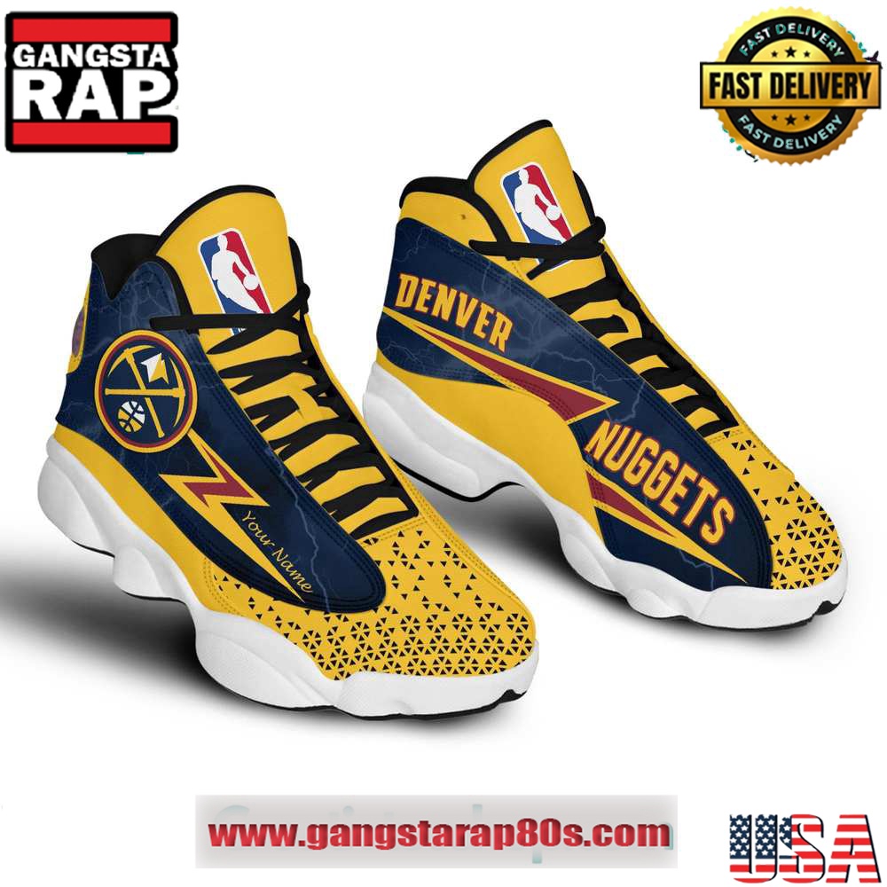 NBA Denver Nuggets Air Jordan 13 Sneakers Shoes