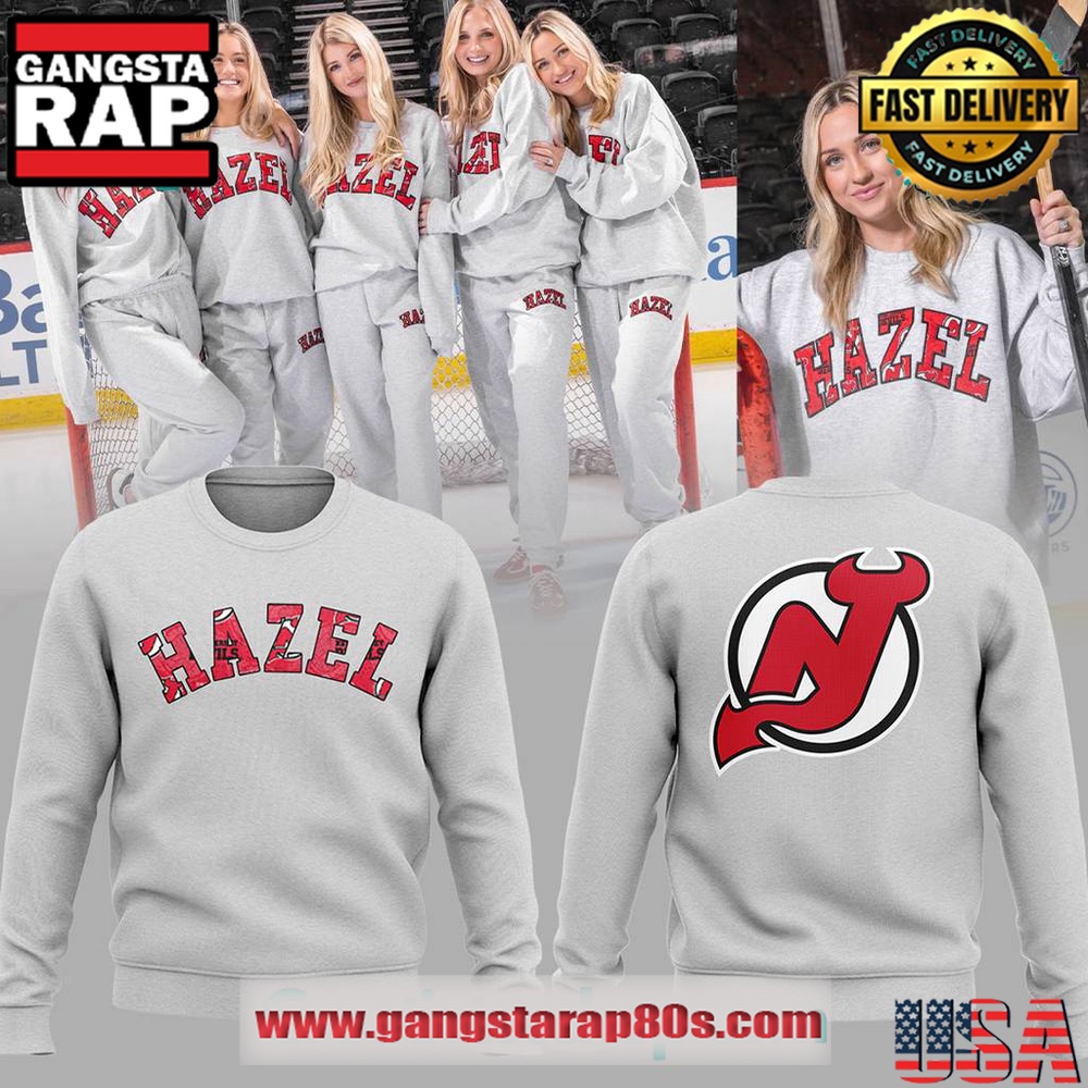 New Jersey Devils x Hazel Limited Edition Grey Sweatshirt