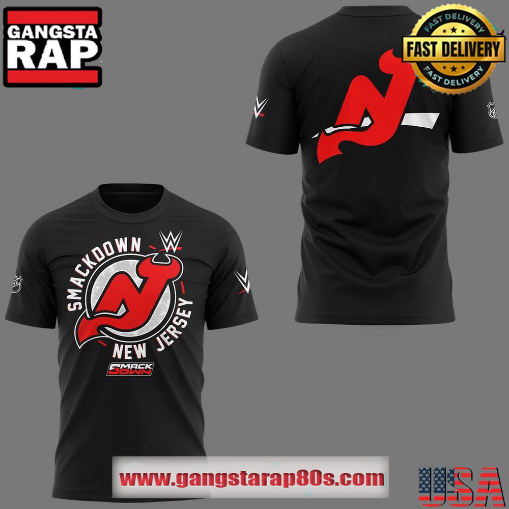 New Jersey Devils x WWE Limited Edition 3D Shirt