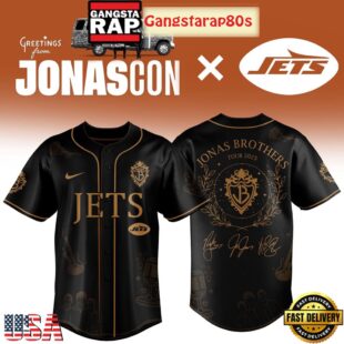 New York Jets x Jonas Brother Greetings From Your Hometown 2025 Special Baseball Jersey