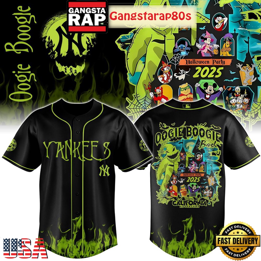 New York Yankees Mix Oogie Boogie Bash Halloween Party 2025 Baseball Jersey New York Yankees Mix Oogie Boogie Bash Halloween Party 2025 Baseball Jersey