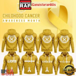 NFL All Team x Childhood Cancer Awareness Month 2025 Limited Unisex Hoodie