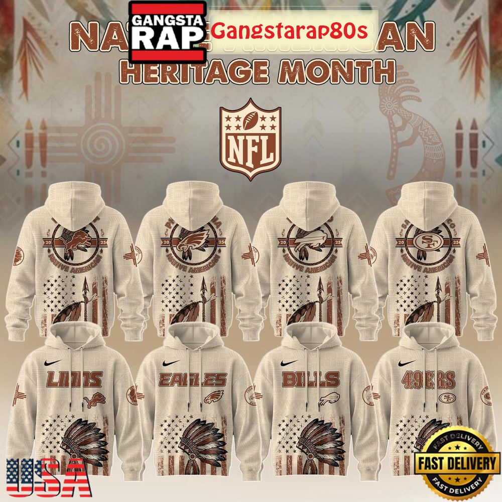 NFL All Team x Native American Heritage Month 2025 Limited Unisex Hoodie