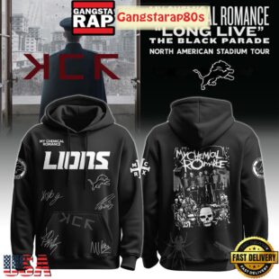 NFL All Teams x My Chemical Romance Long Live The Black Parade Tour 2025 Unisex Hoodie