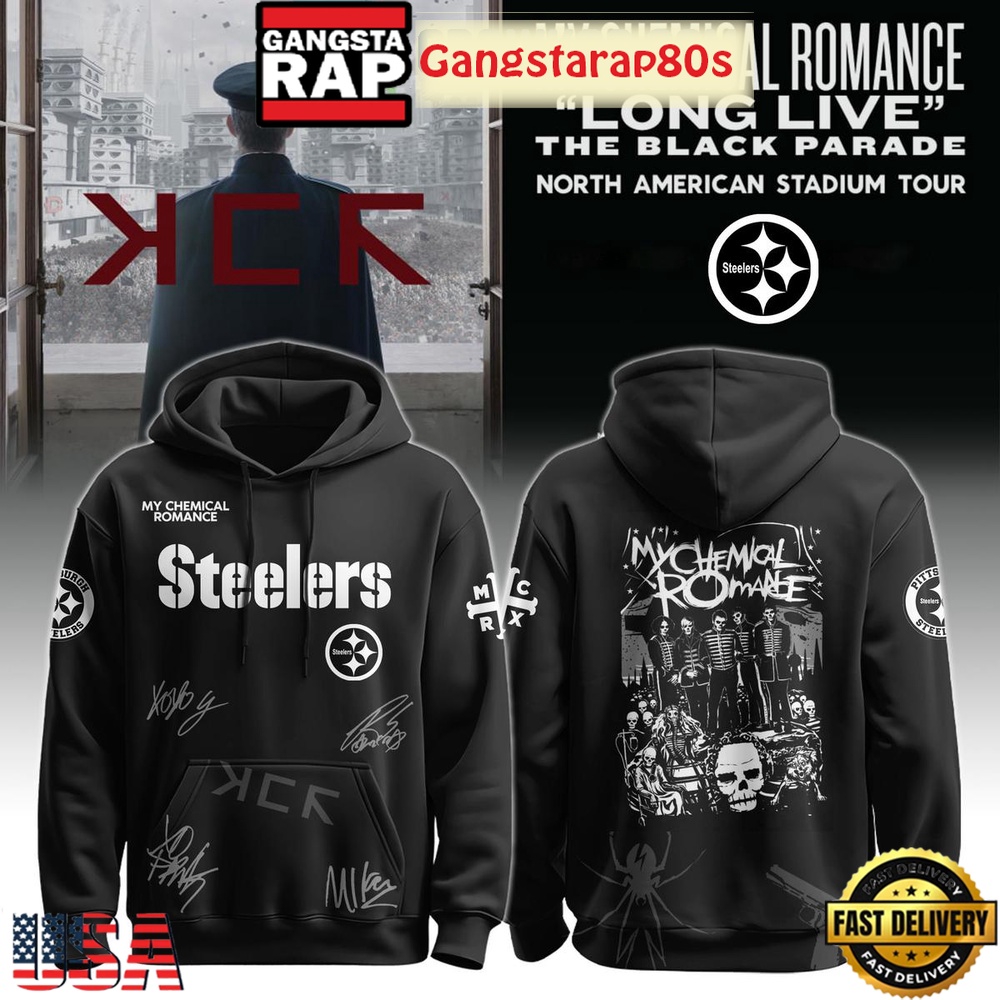 NFL All Teams x My Chemical Romance Long Live The Black Parade Tour 2025 Unisex Hoodie NFL All Teams x My Chemical Romance Long Live The Black Parade Tour 2025 Unisex Hoodie
