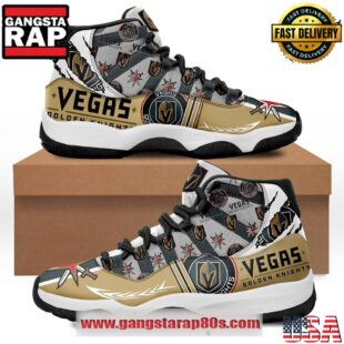 NHL Vegas Golden Knights Air Jordan 11 Sneakers Shoes