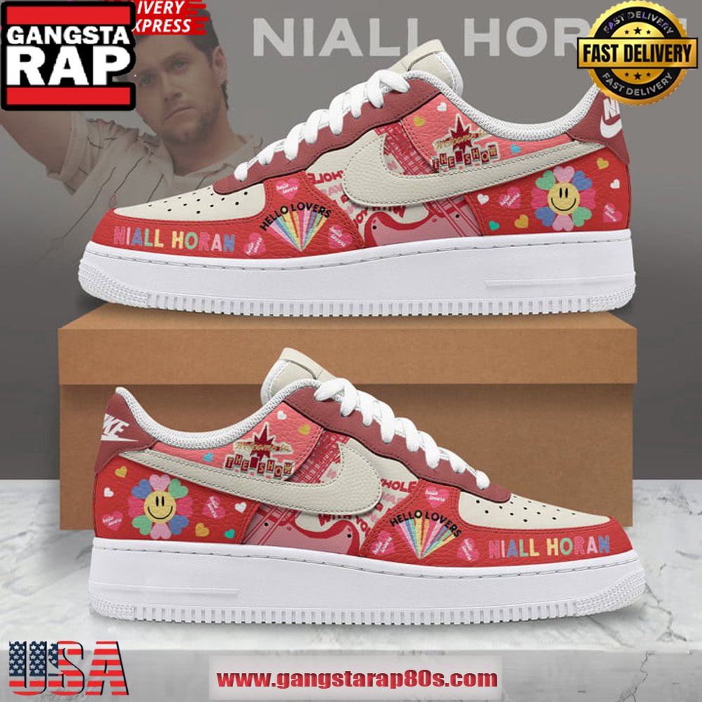 Niall Horan Sunflower Limited Edition Air Force 1 Sneakers Shoes Niall Horan Sunflower Limited Edition Air Force 1 Sneakers Shoes