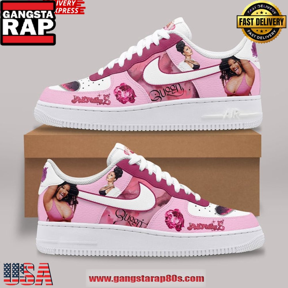 Nicki Minaj Queen Pink Friday Air Force 1 Sneakers Shoes