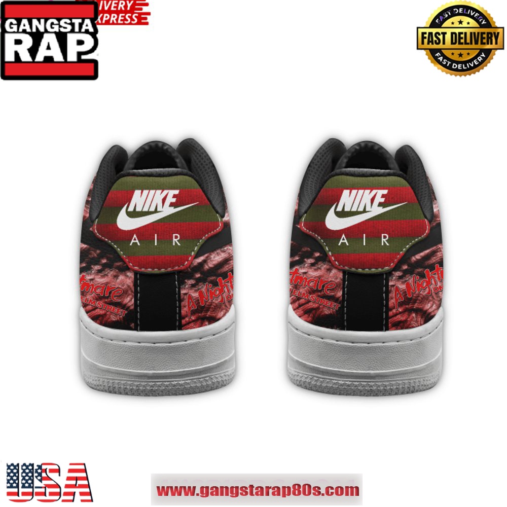 Nightmare on Elm Street Freddy’s Fury Air Force 1 Sneakers Shoes
