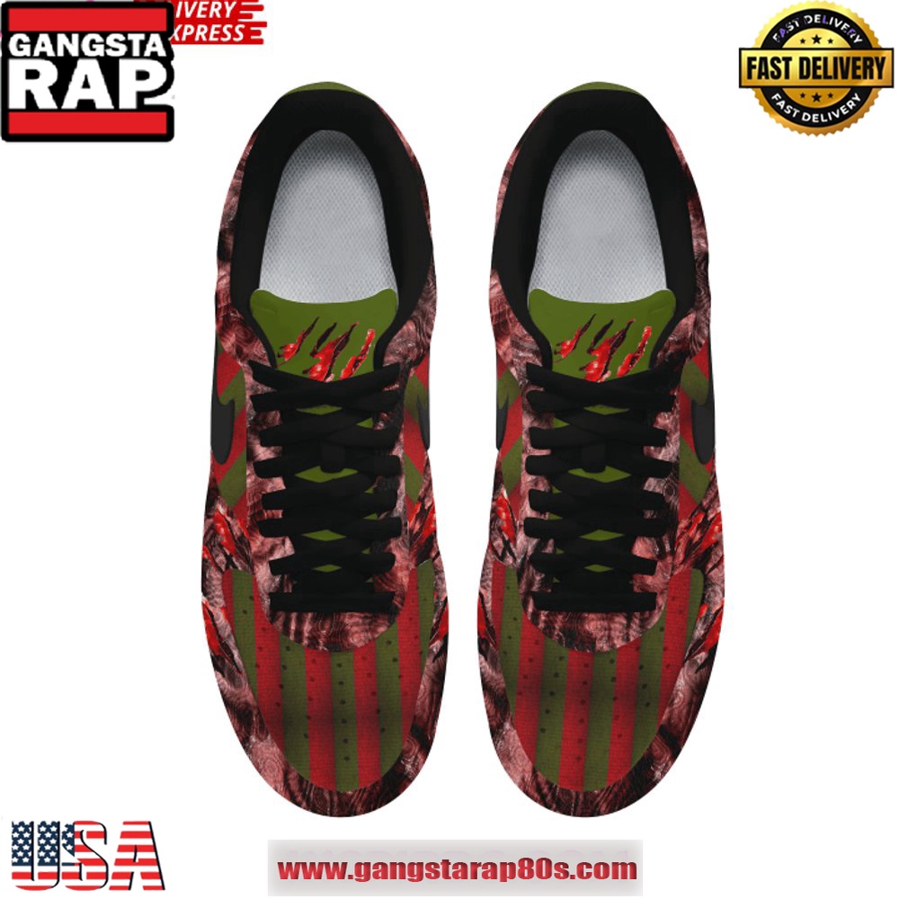 Nightmare on Elm Street Freddy’s Fury Air Force 1 Sneakers Shoes
