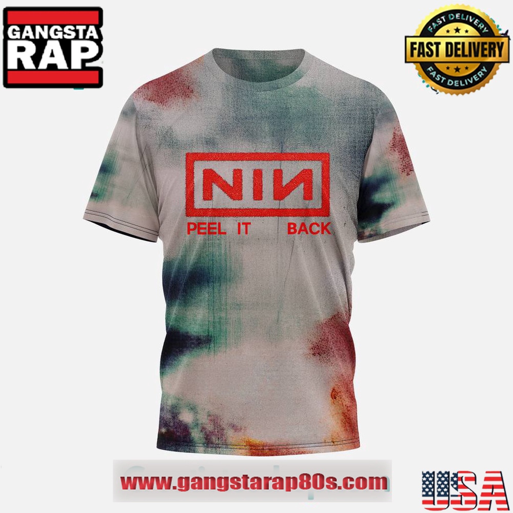 Nine Inch Nails Peel It Back Special 3D T Shirt Nine Inch Nails Peel It Back Special 3D T Shirt