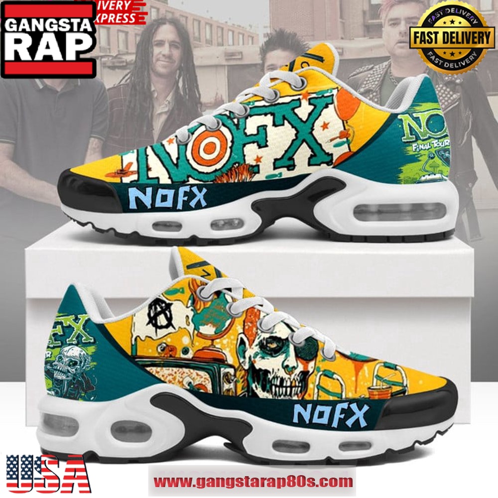 NOFX Band Limited Edition Air Max Plus Shoes Running Sneakers Shoes