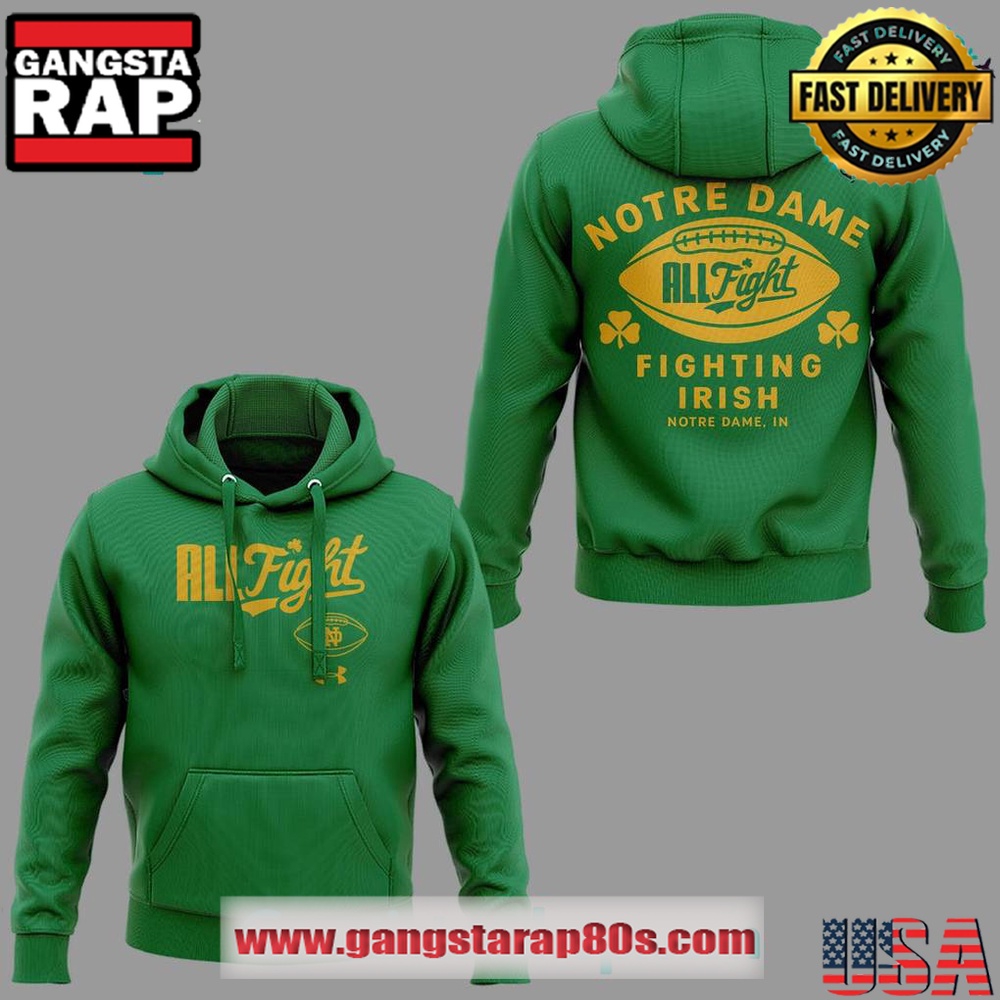 Notre Dame Fighting Irish Irish Wear Green Special Hoodie Shirt Notre Dame Fighting Irish Irish Wear Green Special Hoodie Shirt