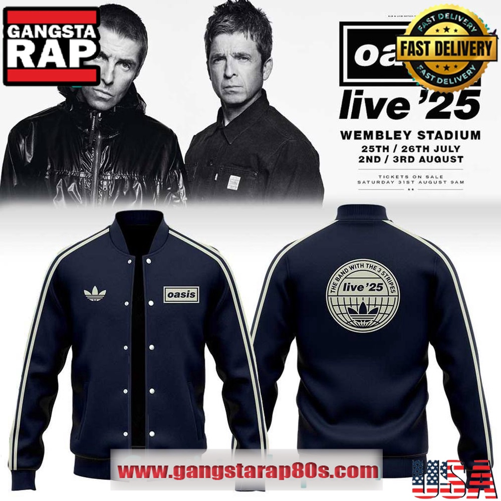 Oasis Live 25 Tour Firebird Baseball Jacket