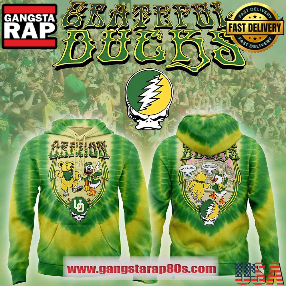 Oregon Ducks Limited Edition Edition Grateful Ducks Hoodie Shirt Oregon Ducks Limited Edition Edition Grateful Ducks Hoodie Shirt