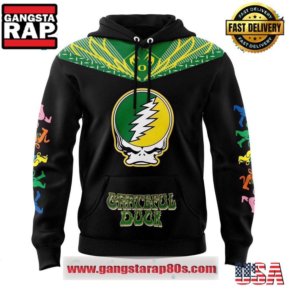 Oregon Ducks x Grateful Dead Day Special Edition Unisex 3D Hoodie