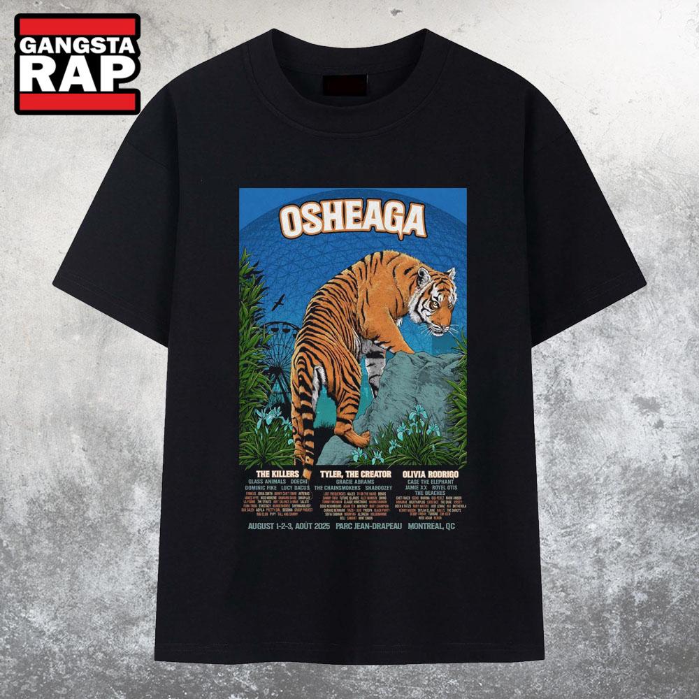 Oshega Music And Arts Festival 2025 In Montreal QC T Shirt
